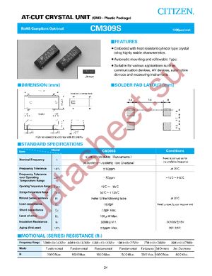 CM309S-25.175MABJ-UT datasheet  